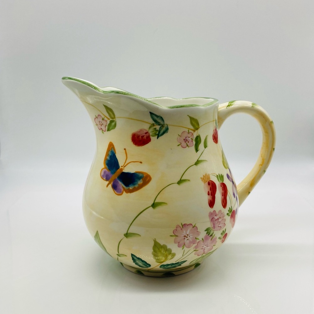 Julia Bullmore English Meadow Floral Pitcher